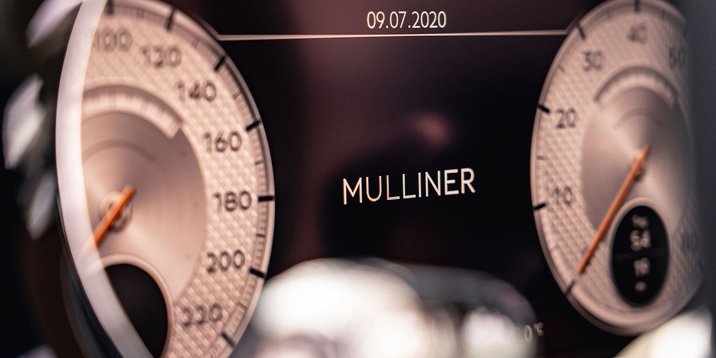 Bentley Bahrain Bentley Continental GT Mulliner coupe Mulliner dial detail
