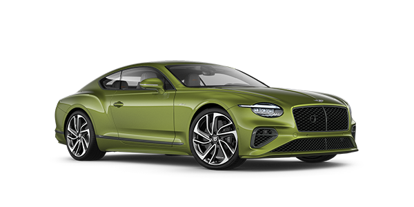 Bentley Bahrain New Bentley Continental GT Speed coupe in Tourmaline green paint with 22 inch sports wheel